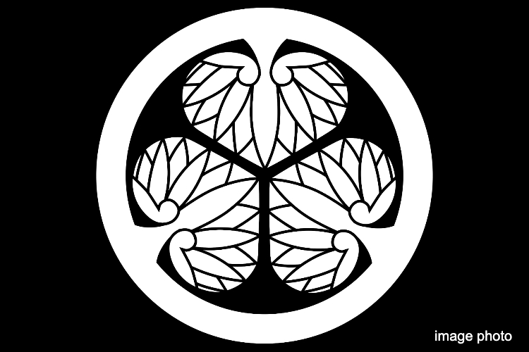 三つ葉葵の紋イメージ画像