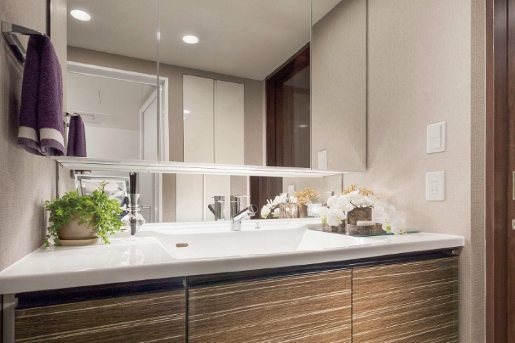 シティタワー葵の洗面台