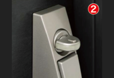 シティタワー葵の防犯サムターン